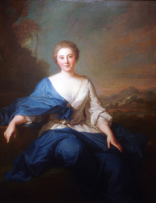 Retrato de Mlle. Henault, Comtesse d'Aubeterre