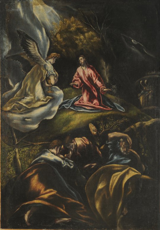 Jesus in the Garden of Olives (Jesús en el Huerto de los Olivos)